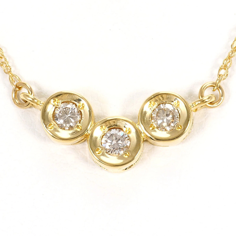 VINTAGE 18k Gold Diamond Necklace